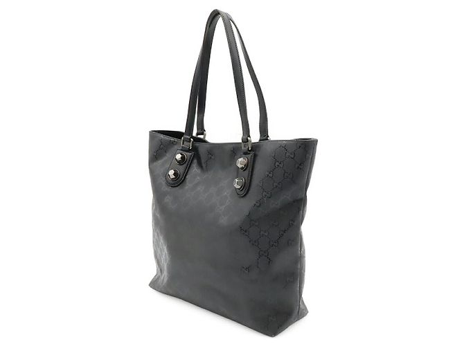 Bolso Tote Gucci GG Estampado Negro - vista 2