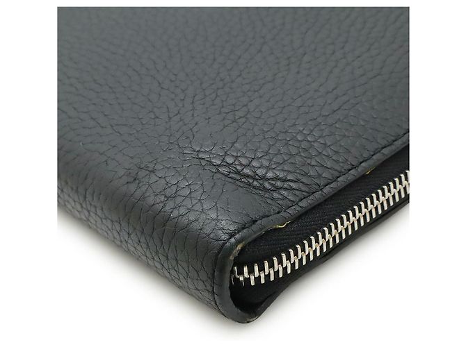 Louis Vuitton Pochette Jour GM NM Clutch Bag Nero - vista 3