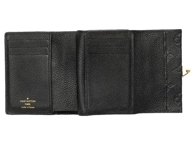 Louis Vuitton Monogram Empreinte Leather Portefeuille Metis Compact Wallet Negro - vista 4