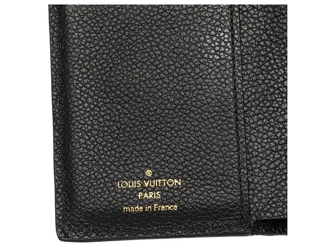 Louis Vuitton Monogram Empreinte Leather Portefeuille Metis Compact Wallet Negro - vista 6