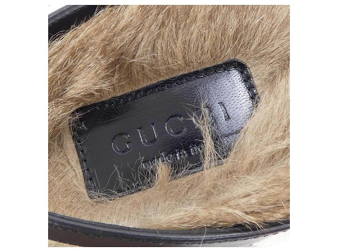 Sandali Gucci in pelle nera Nero - vista 6