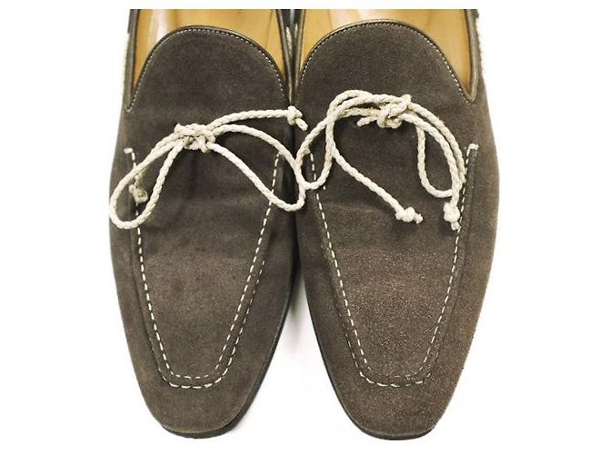 Autre Marque ALMAS Trading Post Limited Wildleder-Loafer Braun - Ansicht 5