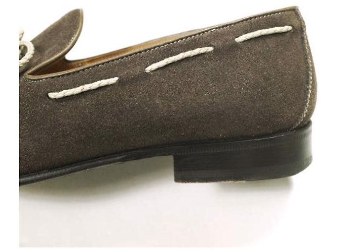 Autre Marque ALMAS Trading Post Limited Wildleder-Loafer Braun - Ansicht 8