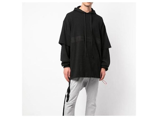 Autre Marque UNRAVEL PROJECT JERSEY DRAWSTRING HOODIE
Hoodie de algodão Preto - vista 3