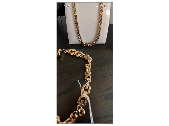 Collana a Catena Gourmette Placcata Oro Givenchy D'oro - vista 6