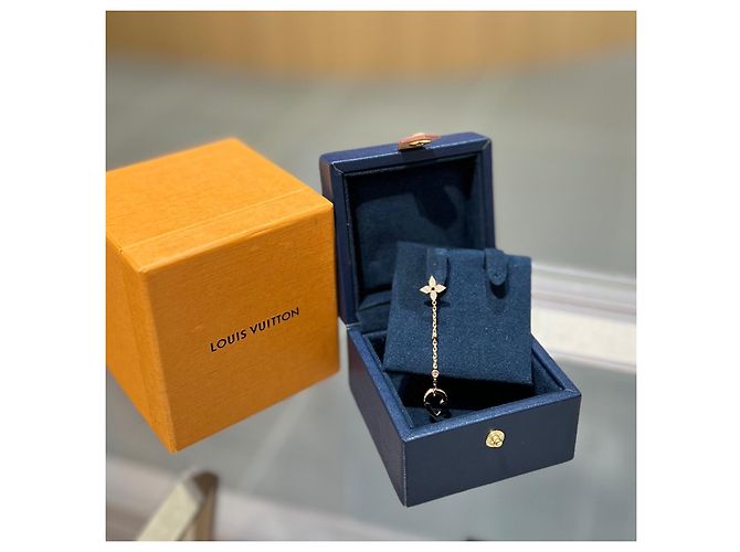 Pendientes Louis Vuitton Idylle Blossom Mono Chain Dorado - vista 2