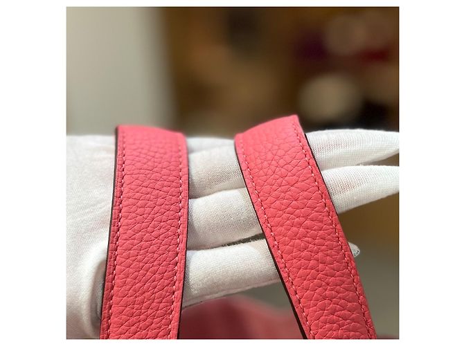 Hermès Picotin Lock 18 in pelle rosa - vista 6