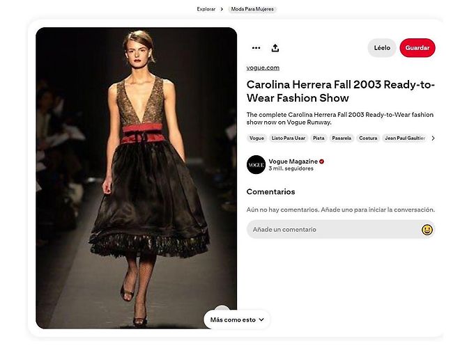 Abito Carolina Herrera in pizzo nero, raso e piume Rosso - vista 7