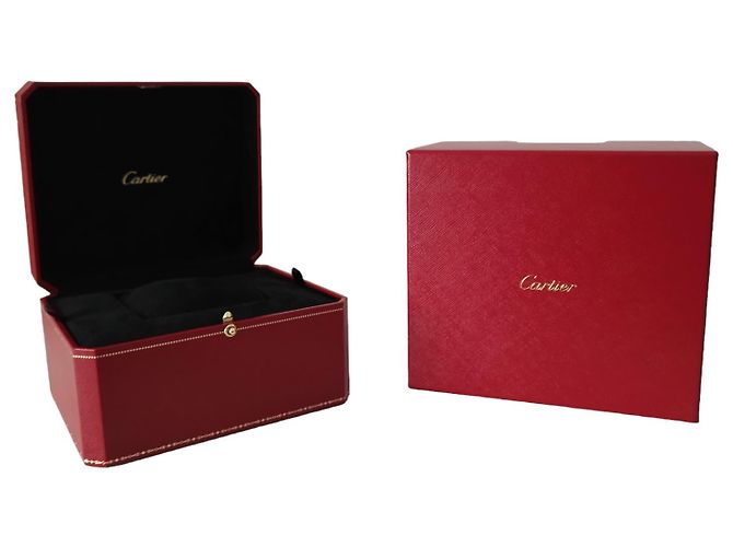 Scatola Cartier rossa per orologio e gioielli Rosso - vista 2