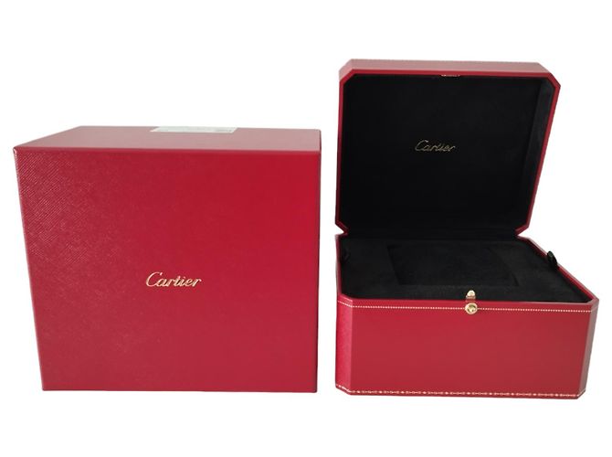 Scatola Cartier rossa per orologio e gioielli Rosso - vista 3