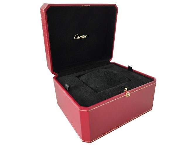 Scatola Cartier rossa per orologio e gioielli Rosso - vista 4