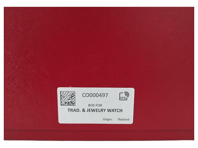 Scatola Cartier rossa per orologio e gioielli Rosso - vista 6