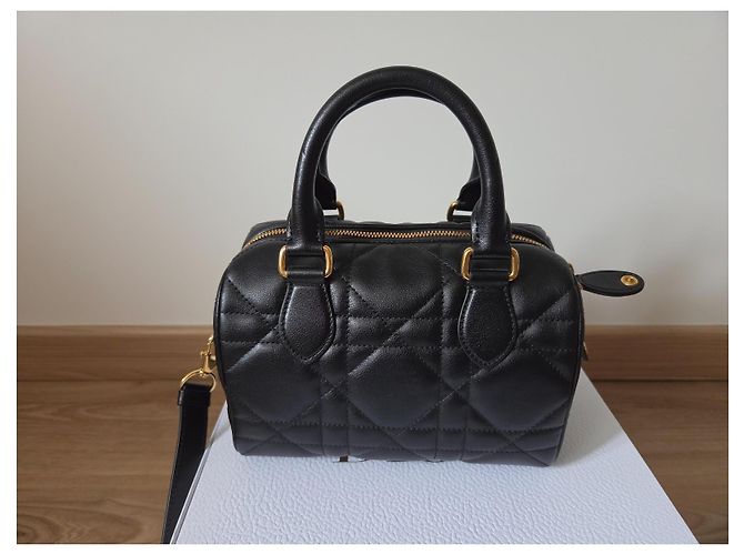 Dior Groove 20 Handtasche Schwarz Leder - Ansicht 7