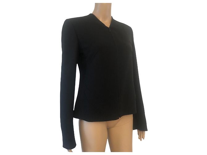 Valentino Chaqueta Corta Negra con Cremallera Negro - vista 2