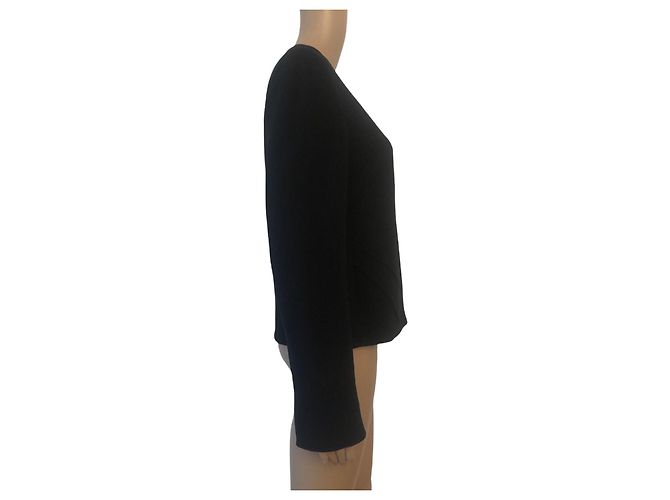 Valentino Chaqueta Corta Negra con Cremallera Negro - vista 3