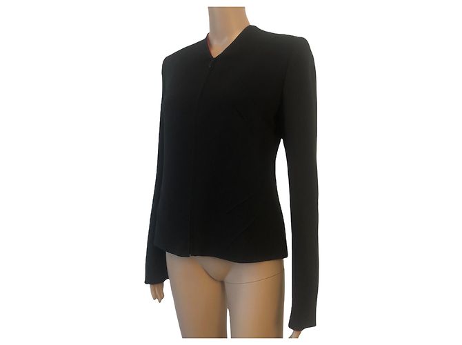 Valentino Chaqueta Corta Negra con Cremallera Negro - vista 6