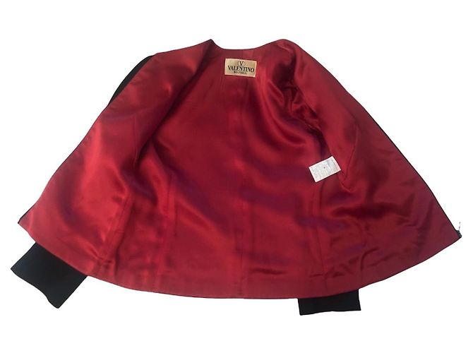 Valentino Chaqueta Corta Negra con Cremallera Negro - vista 9