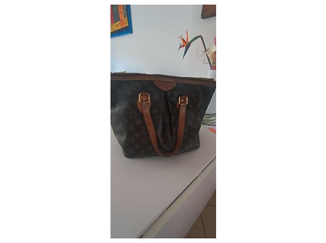 Sac à main Louis Vuitton Monogram Palermo PM Marron - vue 2