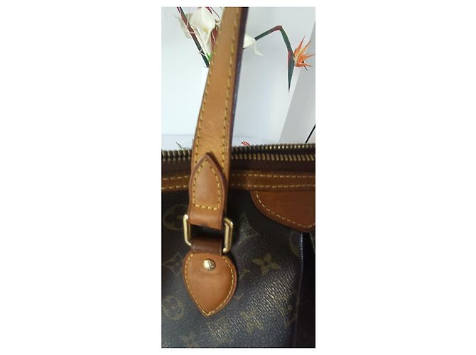 Sac à main Louis Vuitton Monogram Palermo PM Marron - vue 8