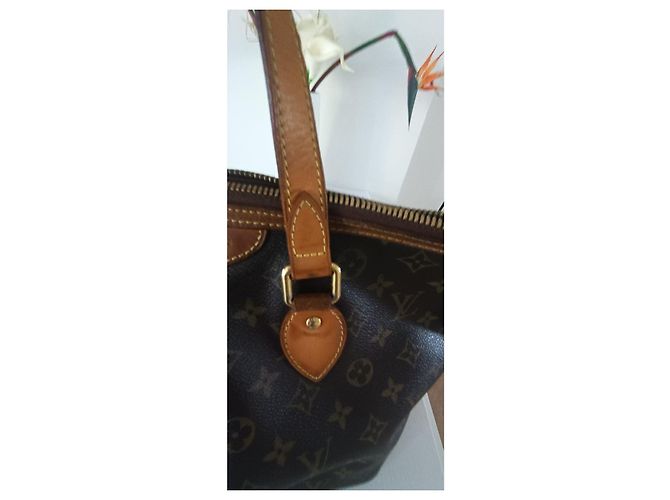 Sac à main Louis Vuitton Monogram Palermo PM Marron - vue 9