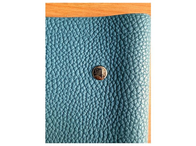 Hermès Leder-Agenda in Türkisblau - Ansicht 4