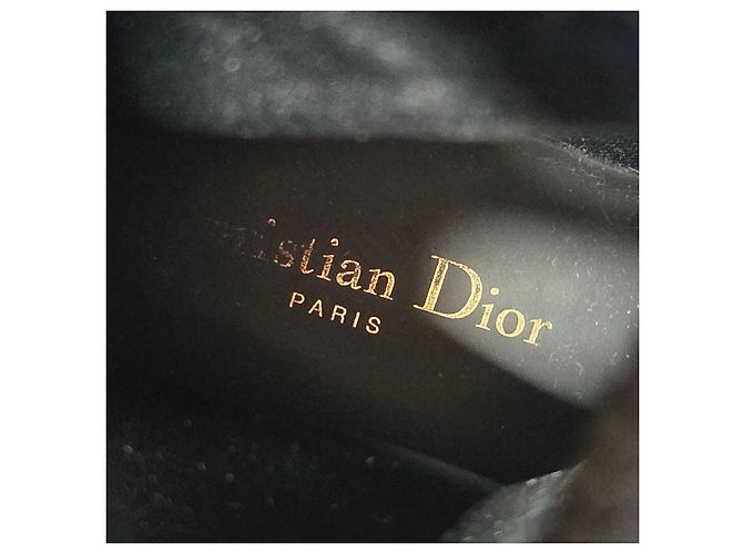 Botas de caminhada Dior D-Major Lona Bege e Couro Preto - vista 16