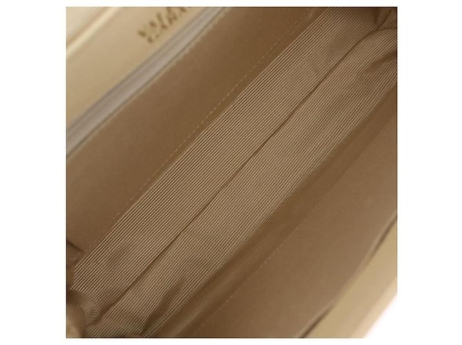 Valentino Schultertasche Leder 2way Ivory Gold Tone Auth 207681A Roh - Ansicht 11