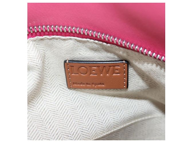 Bolsa de mão LOEWE Puzzle Bag Small em couro 2 vias multicolorida prata autêntica 206398SAM Multicor - vista 26