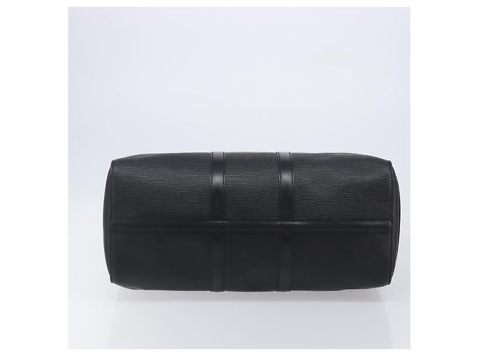 LOUIS VUITTON Epi Keepall 45 Boston Bag Black M42972 LV Auth 204059A Preto - vista 5