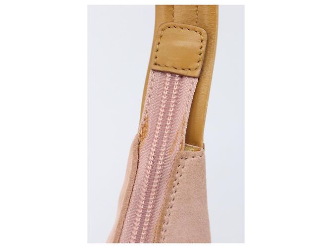 Borsa a tracolla GUCCI Suede Pink Gold 001 3386 1705 Auth 206783A Rosa D'oro - vista 10