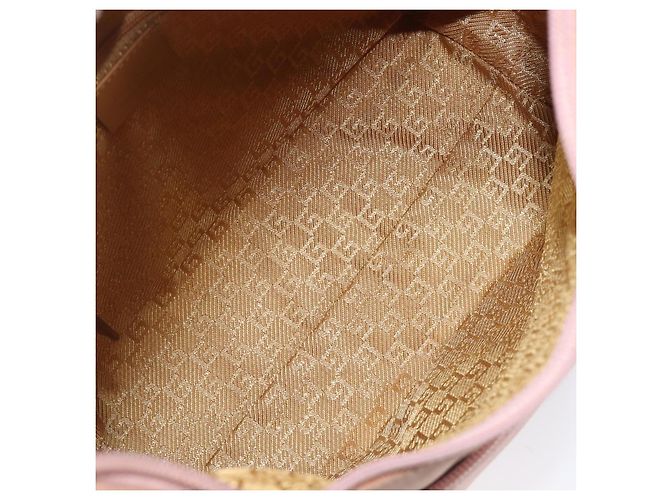 Borsa a tracolla GUCCI Suede Pink Gold 001 3386 1705 Auth 206783A Rosa D'oro - vista 11