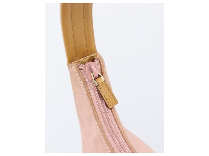Borsa a tracolla GUCCI Suede Pink Gold 001 3386 1705 Auth 206783A Rosa D'oro - vista 18