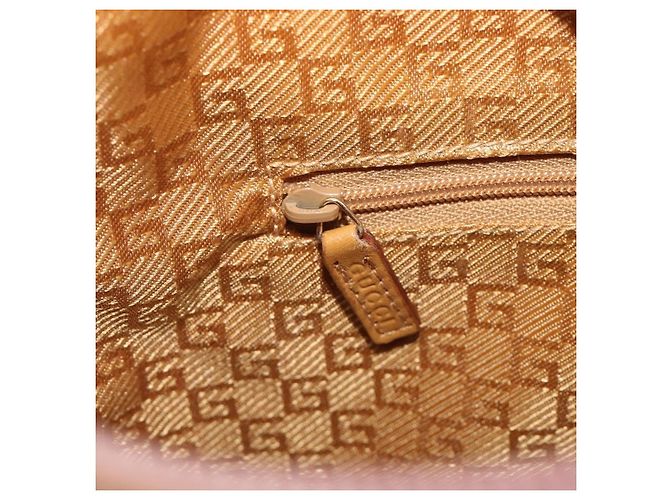 Borsa a tracolla GUCCI Suede Pink Gold 001 3386 1705 Auth 206783A Rosa D'oro - vista 22