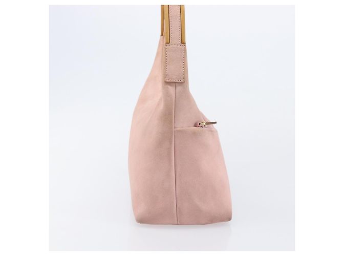 Borsa a tracolla GUCCI Suede Pink Gold 001 3386 1705 Auth 206783A Rosa D'oro - vista 4