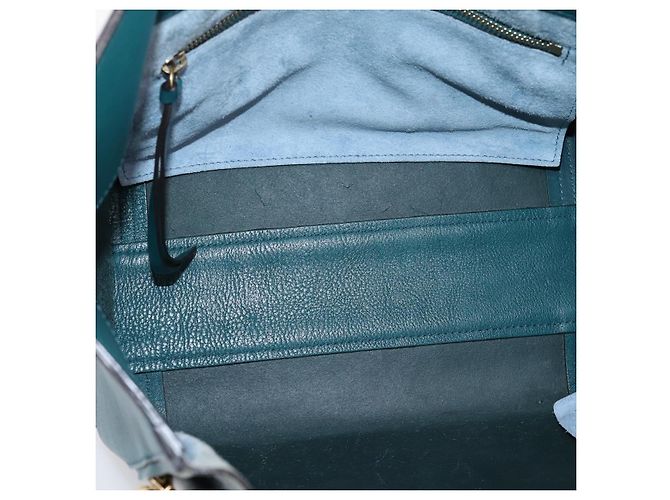 Chloé Chloe Milo Handtasche aus Leder Grün Gold authentisch ep16383A Golden - Ansicht 11