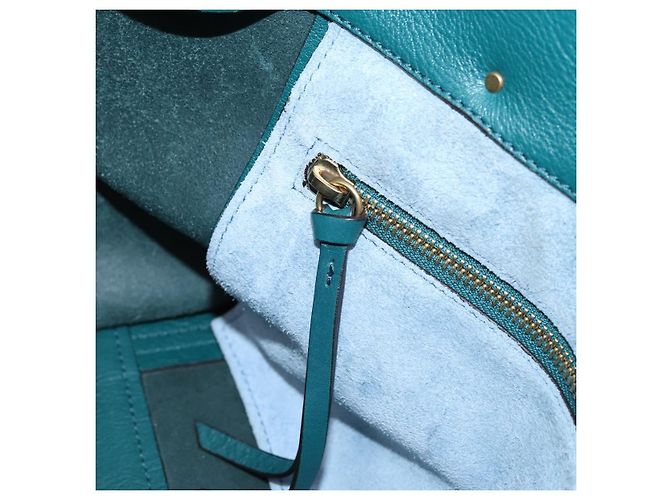 Chloé Chloe Milo Handtasche aus Leder Grün Gold authentisch ep16383A Golden - Ansicht 21