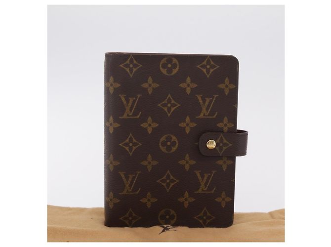 LOUIS VUITTON Monogram Agenda MM Day Planner Cover R20105 LV Auth 206302V Monograma - vista 12