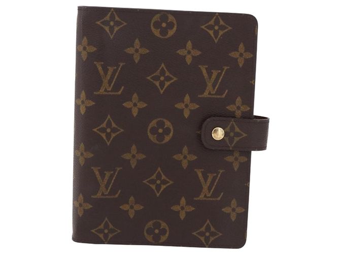 LOUIS VUITTON Monogram Agenda MM Day Planner Cover R20105 LV Auth 206302V Monograma - vista 13