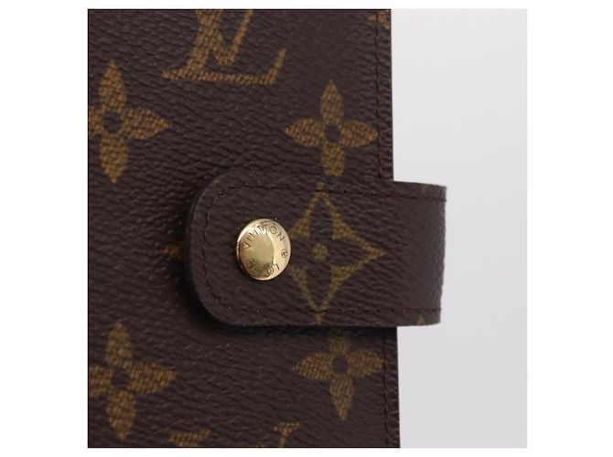 LOUIS VUITTON Monogram Agenda MM Day Planner Cover R20105 LV Auth 206302V Monograma - vista 17