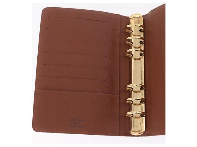 LOUIS VUITTON Monogram Agenda MM Day Planner Cover R20105 LV Auth 206302V Monograma - vista 21