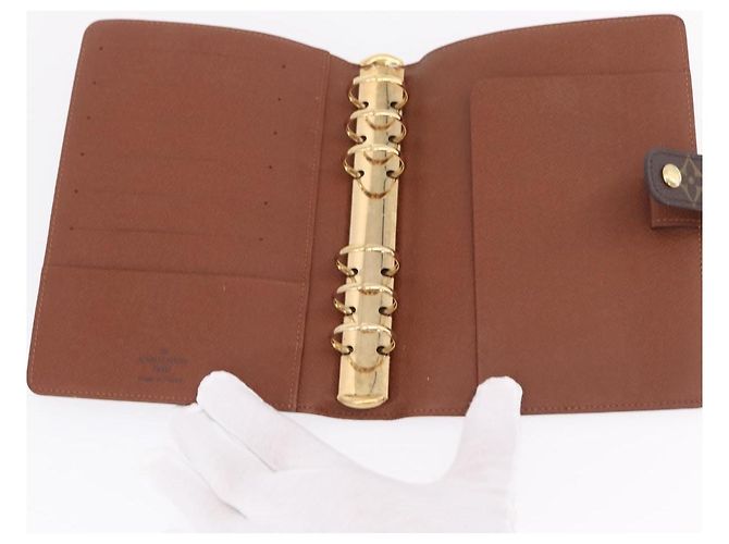 LOUIS VUITTON Monogram Agenda MM Day Planner Cover R20105 LV Auth 206302V Monograma - vista 8