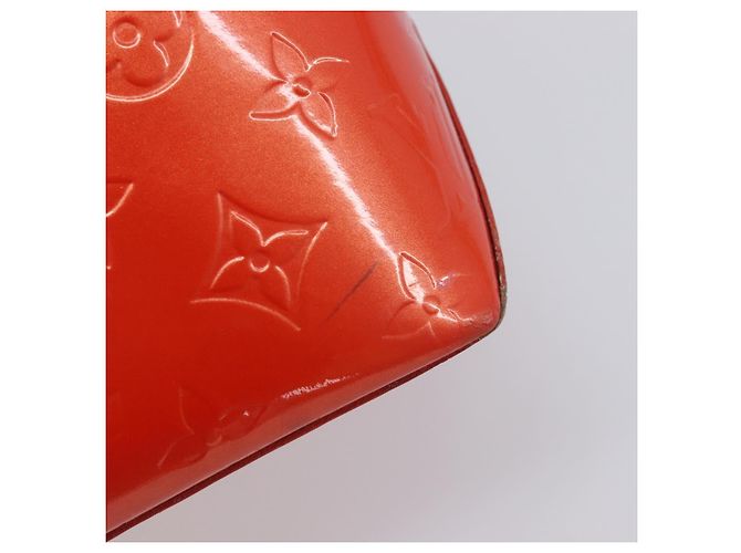 Borsa LOUIS VUITTON Monogram Vernis Wilshire PM Bag Orenge Sunset M93644 Auth 206609 - vista 18
