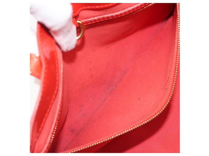 Borsa LOUIS VUITTON Monogram Vernis Wilshire PM Bag Orenge Sunset M93644 Auth 206609 - vista 25