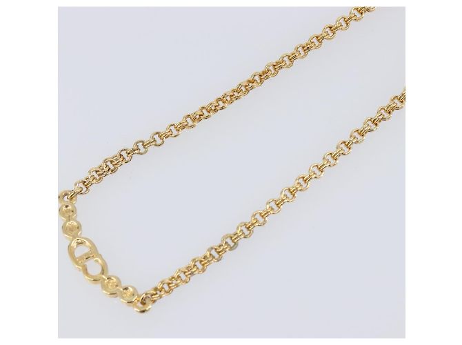 Collar Christian Dior metal Gold Auth 205464M Dorado - vista 12