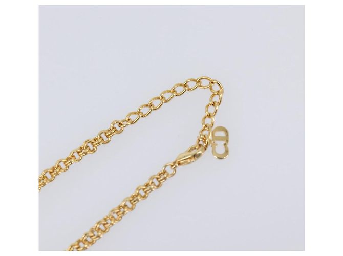 Collar Christian Dior metal Gold Auth 205464M Dorado - vista 15