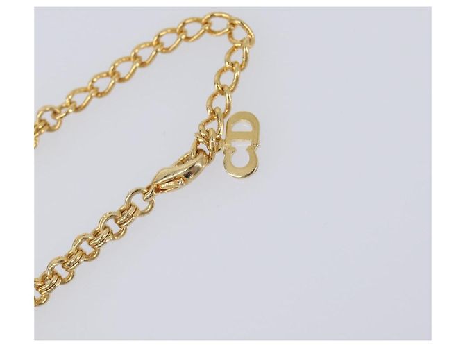Collar Christian Dior metal Gold Auth 205464M Dorado - vista 16