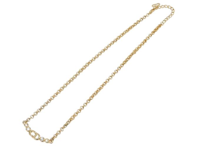 Collar Christian Dior metal Gold Auth 205464M Dorado - vista 2