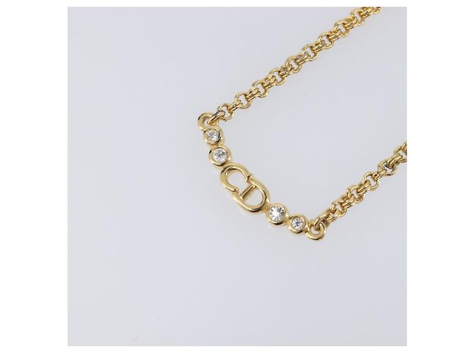 Collar Christian Dior metal Gold Auth 205464M Dorado - vista 3