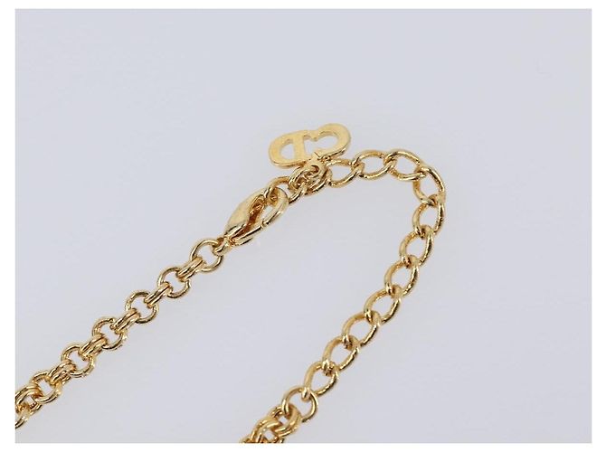 Collar Christian Dior metal Gold Auth 205464M Dorado - vista 8