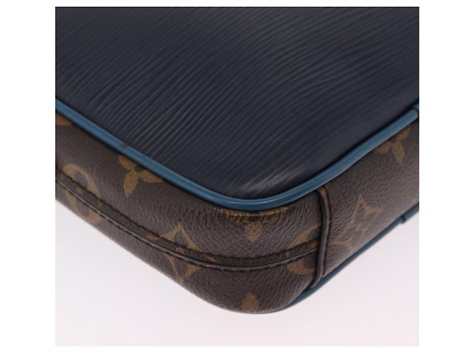 LOUIS VUITTON Epi Danube PM NM Patchwork Collection Navy M51459 Auth ep16346SAM Navy blue - view 17